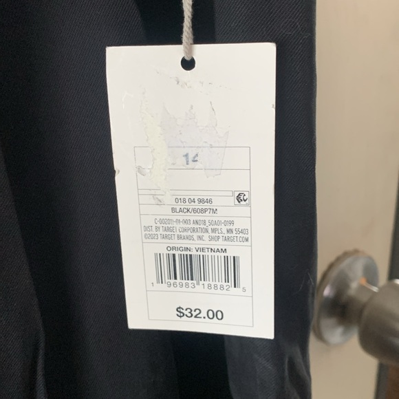 New with tags A New Day wide leg black pants size 14 - Picture 3 of 5